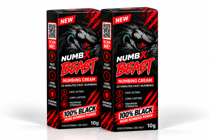 TKTX Black 100% Numbing Cream - 2 Pack - TKTX Original Numbing Cream UK