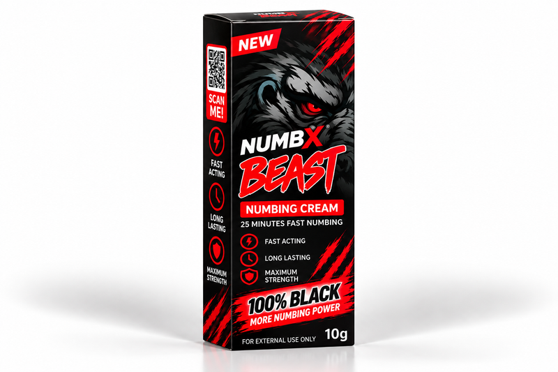 TKTX Black 100% Maximum Strength Numbing Cream