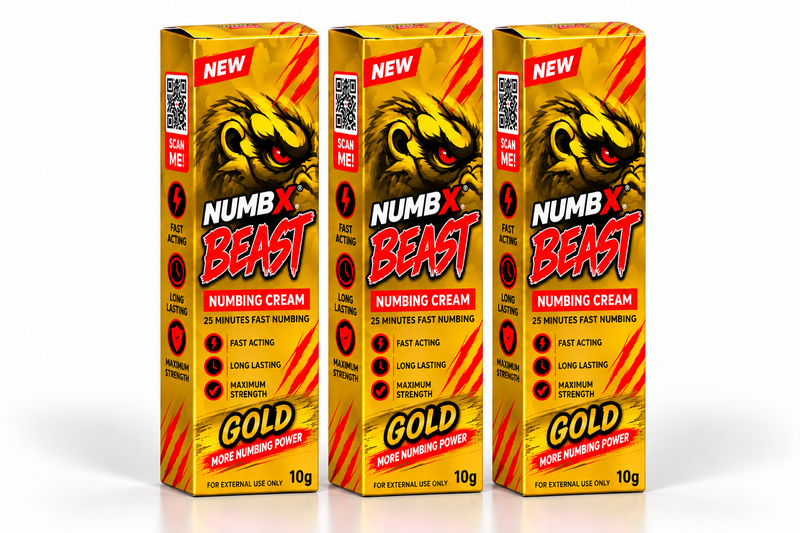 TKTX Gold 80% Numbing Cream - 3 Pack