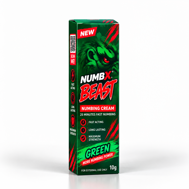 TKTX Green 60% Numbing Cream - Gentle Formula - TKTX Original Numbing Cream UK